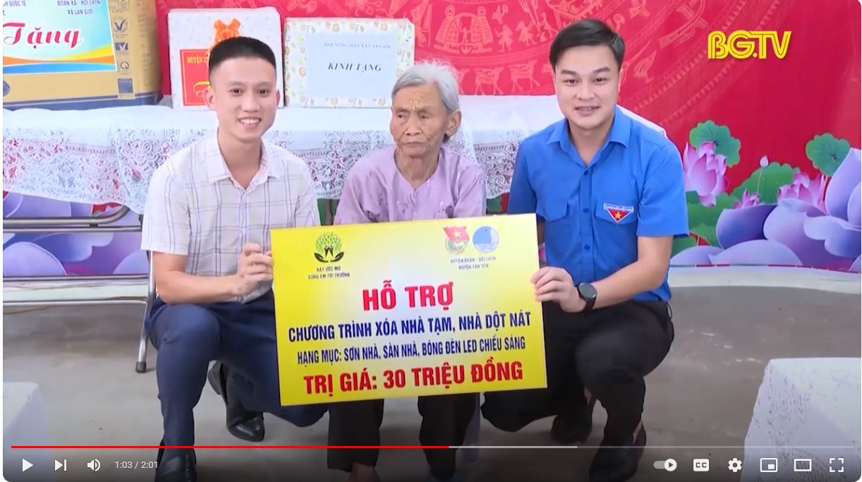 Trao Nhà Cho Hộ Nghèo Cùng Chủ Tịch UBND Tỉnh Bắc Giang