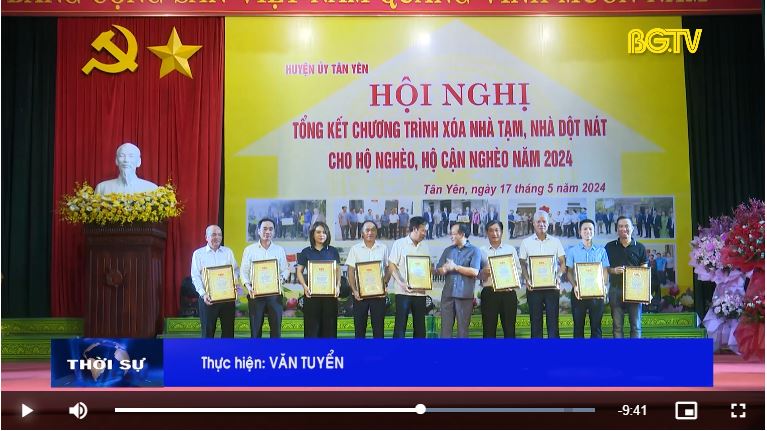 Xóa nhà tạm, nhà dột nát cho hộ nghèo, hộ cận nghèo 2024 huyện Tân Yên