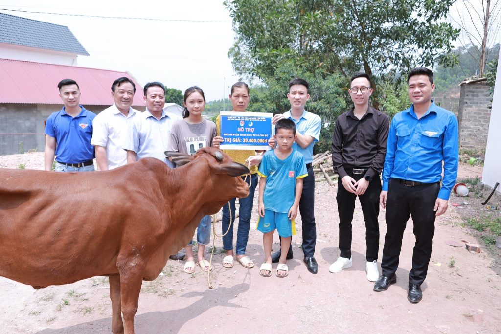 Trao Bò Giống Ước Mơ Số 11.2023 – Em Tâm – Xã Hương Sơn – huyện Lạng Giang 