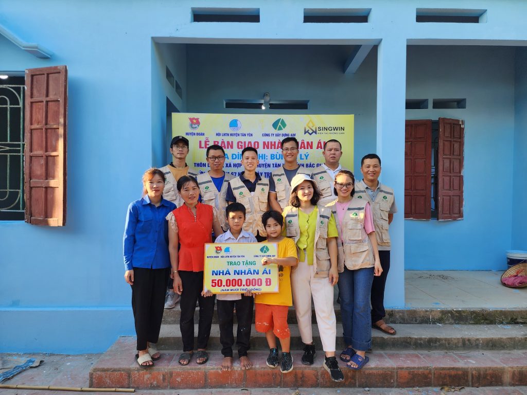 Nhà tình nghĩa ước mơ số 03 – Trao tặng nhà tình nghĩa cho gia đình chị Lý, huyện Tân Yên, tỉnh Bắc Giang 